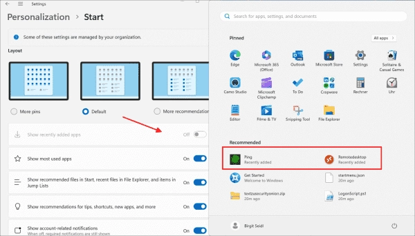 How to Configure the Start Menu of Windows 11 Using Group Policy