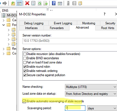 How to Configure DNS Scavenging for Cleaning Up Stale DNS Records in Active Directory