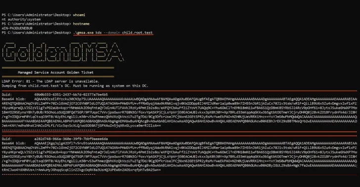 Critical Golden dMSA Attack in Windows Server 2025: A New Threat for Cross-Domain Attacks and Persistent Access