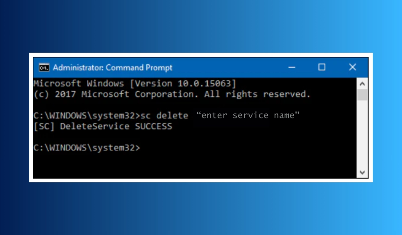 How to Delete a Service in Windows Server: A Step-by-Step Guide Using Command Prompt and Registry Editor