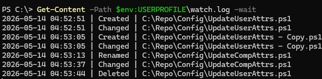 How to Monitor Folder Changes Using PowerShell and FileSystemWatcher