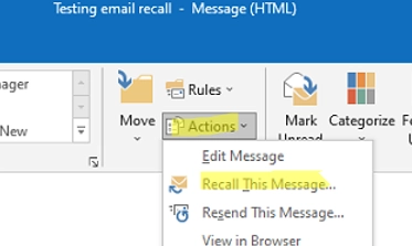 Step-by-Step Guide on Recalling a Sent Email in Outlook for Exchange and Microsoft 365 Users