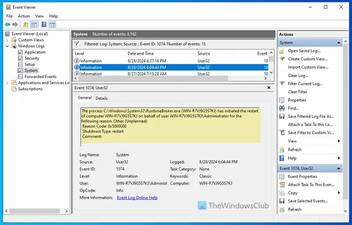 Tracing the Culprit: How to Find Out Who Restarted Your Windows Server