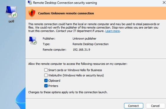 Navigating Security Warnings: A Guide to Opening RDP Files in Windows 11